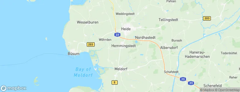 Hemmingstedt, Germany Map