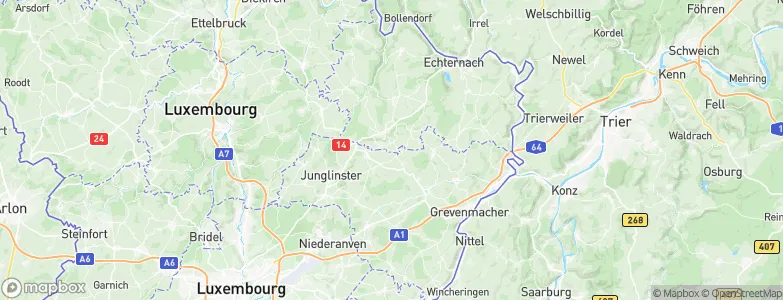 Hemstal, Luxembourg Map