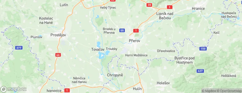 Henčlov, Czechia Map