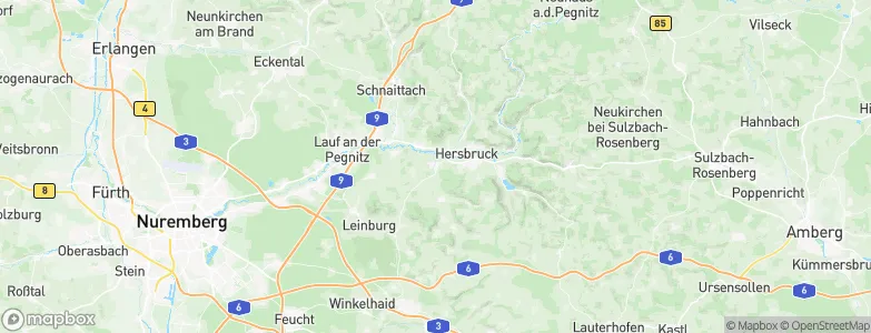 Henfenfeld, Germany Map