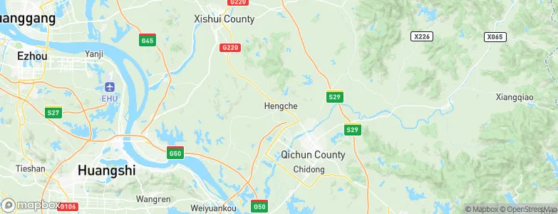 Hengche, China Map