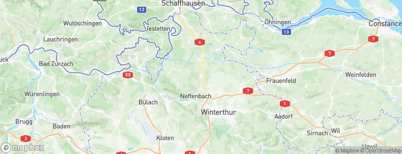 Henggart, Switzerland Map