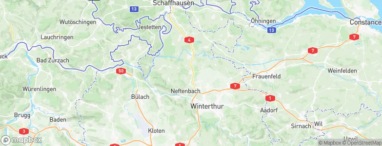 Henggart, Switzerland Map