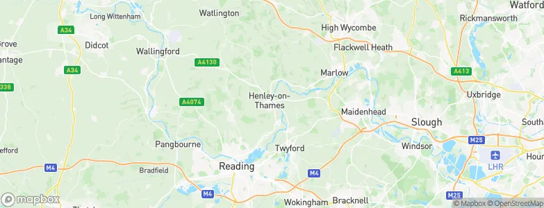 Henley on Thames, United Kingdom Map