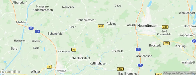 Hennstedt, Germany Map
