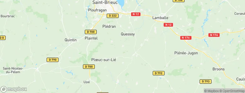 Hénon, France Map
