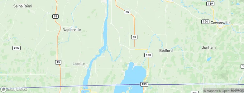 Henryville, Canada Map
