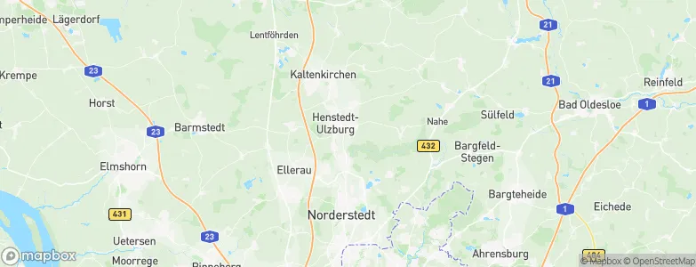 Henstedt, Germany Map