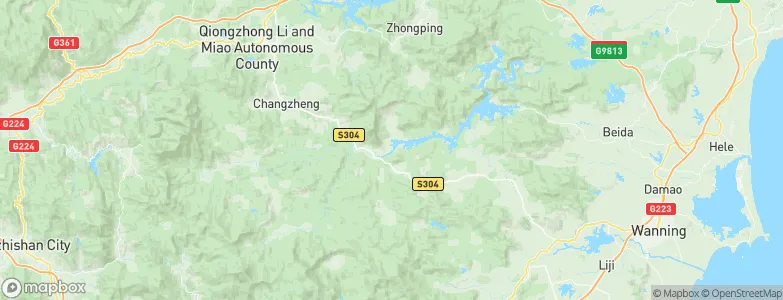 Heping, China Map