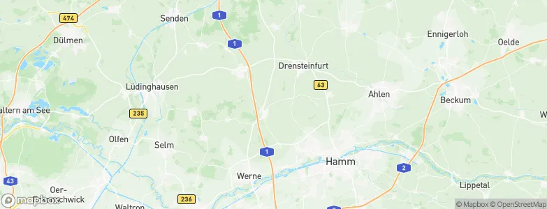 Herbern, Germany Map