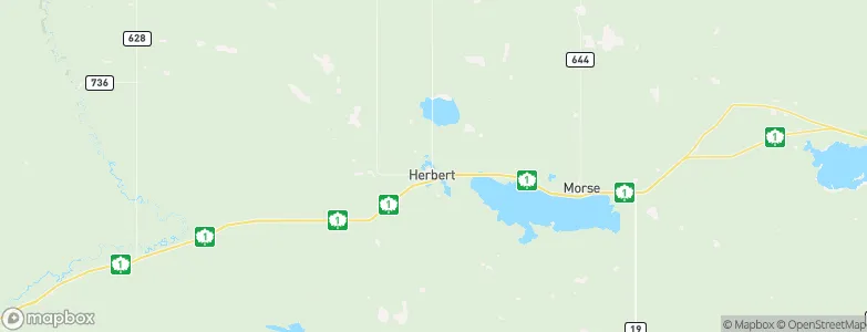Herbert, Canada Map