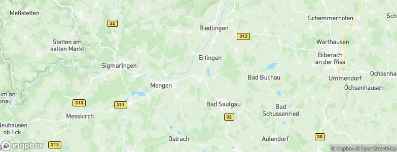 Herbertingen, Germany Map