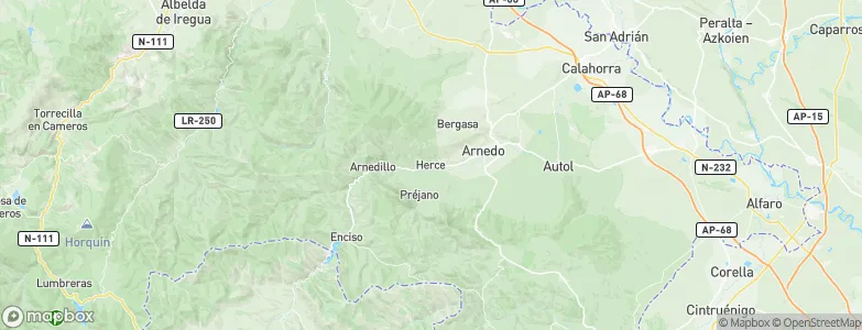 Herce, Spain Map