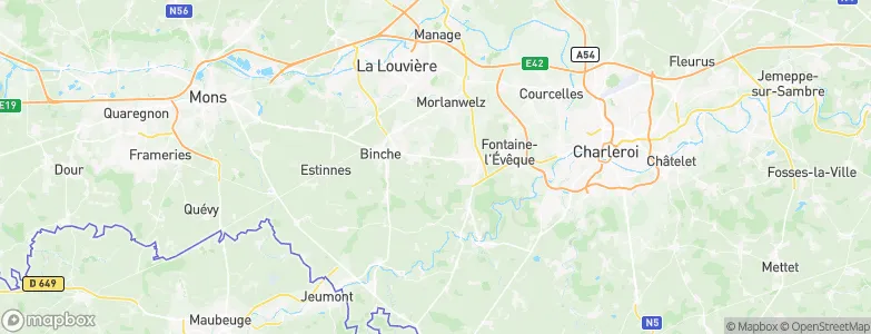 Herchies, Belgium Map
