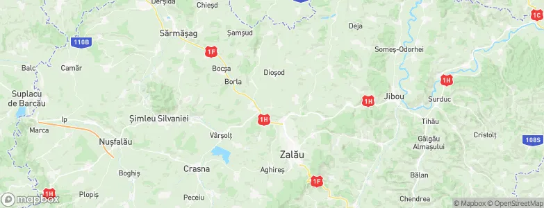 Hereclean, Romania Map