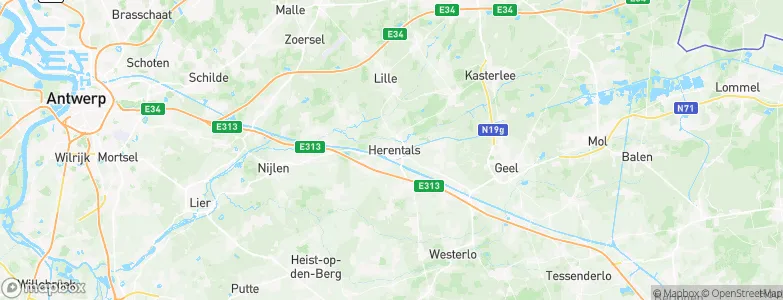 Herentals, Belgium Map