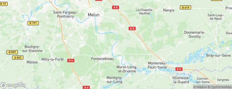 Héricy, France Map