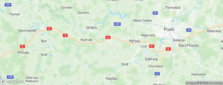 Heřmanova Huť, Czechia Map