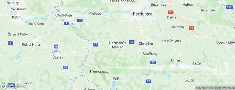 Heřmanův Městec, Czechia Map