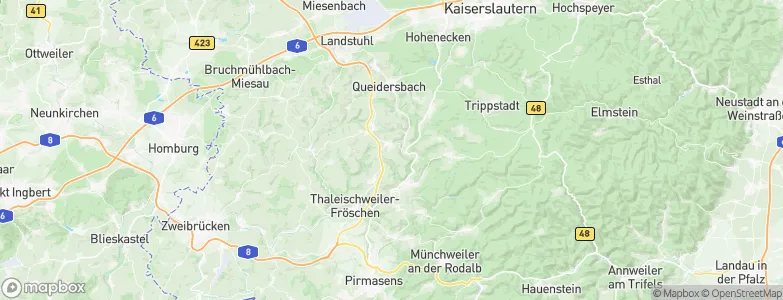 Hermersberg, Germany Map