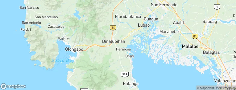 Hermosa, Philippines Map