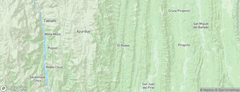 Hernando Siles, Bolivia Map