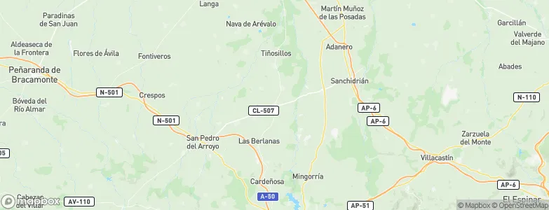Hernansancho, Spain Map