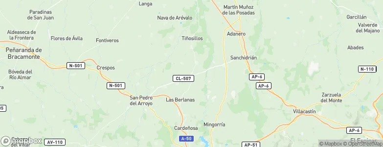 Hernansancho, Spain Map