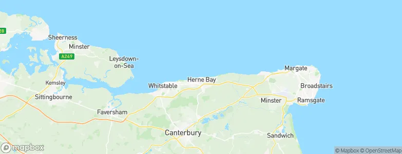 Herne Bay, United Kingdom Map