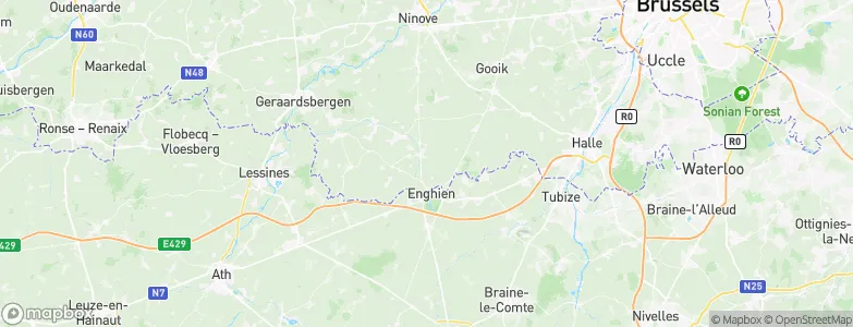Herne, Belgium Map