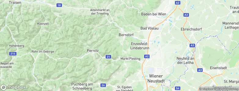 Hernstein, Austria Map
