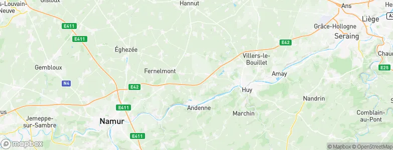 Héron, Belgium Map