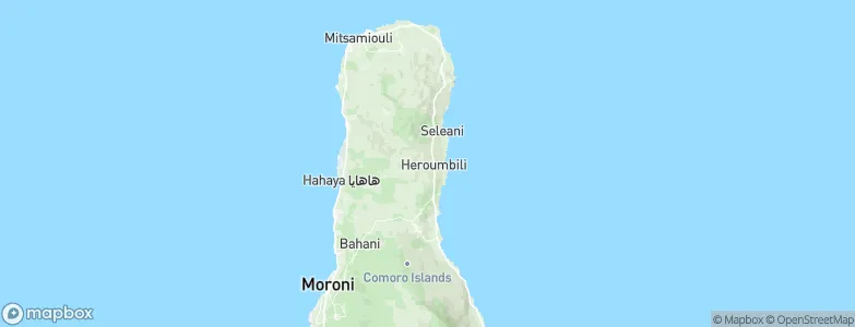 Héroumbili, Comoros Map