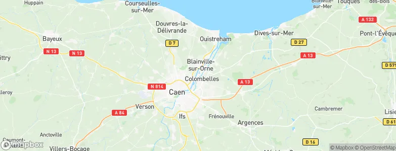 Hérouville-Saint-Clair, France Map