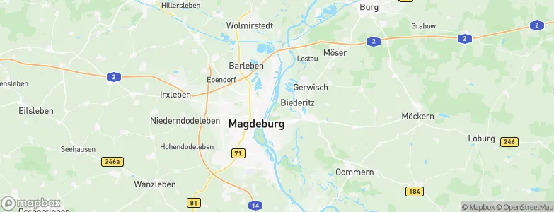 Herrenkrug, Germany Map