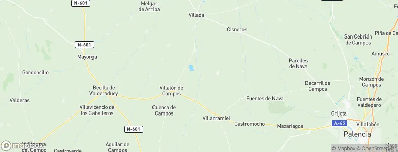 Herrín de Campos, Spain Map