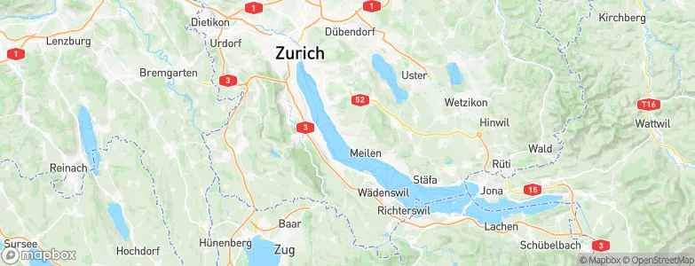 Herrliberg, Switzerland Map