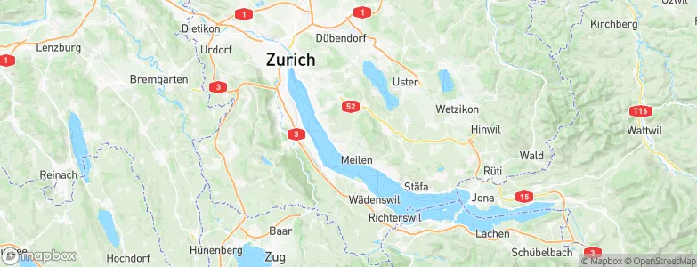 Herrliberg, Switzerland Map