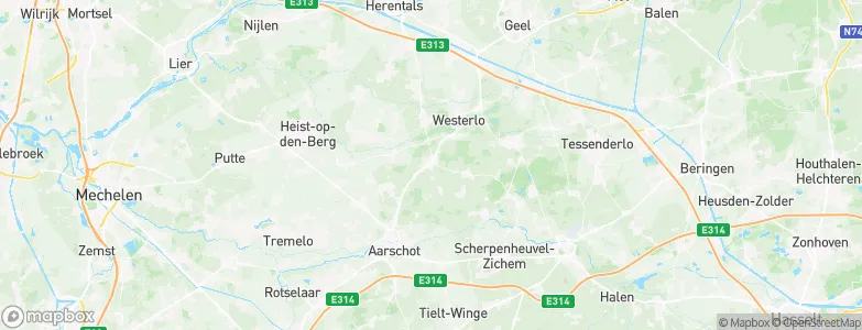 Herselt, Belgium Map