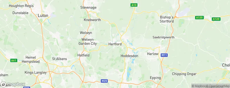 Hertford, United Kingdom Map