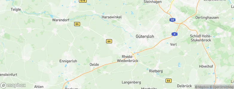 Herzebrock, Germany Map