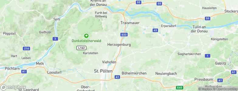 Herzogenburg, Austria Map