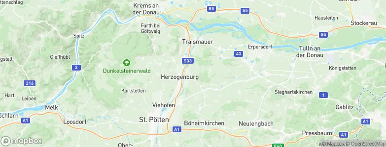 Herzogenburg, Austria Map