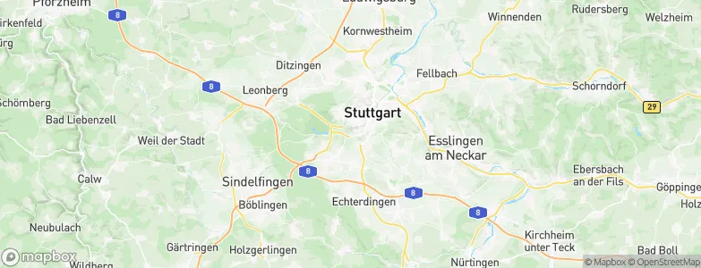 Heslach, Germany Map