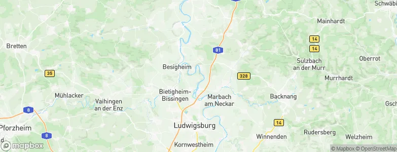 Hessigheim, Germany Map