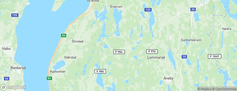 Hestra, Sweden Map