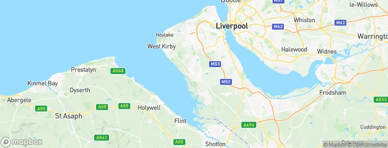Heswall, United Kingdom Map