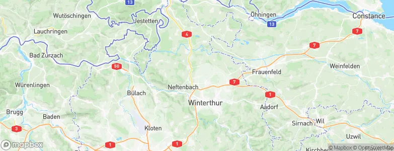 Hettlingen, Switzerland Map
