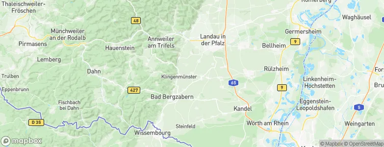 Heuchelheim-Klingen, Germany Map