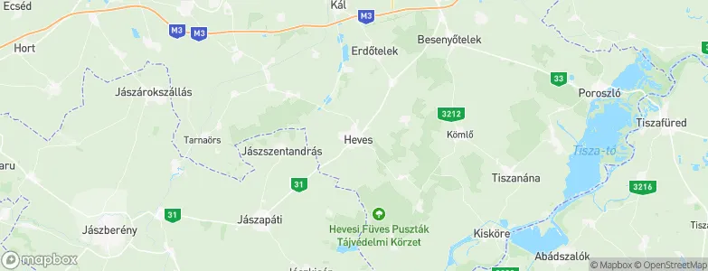 Heves, Hungary Map